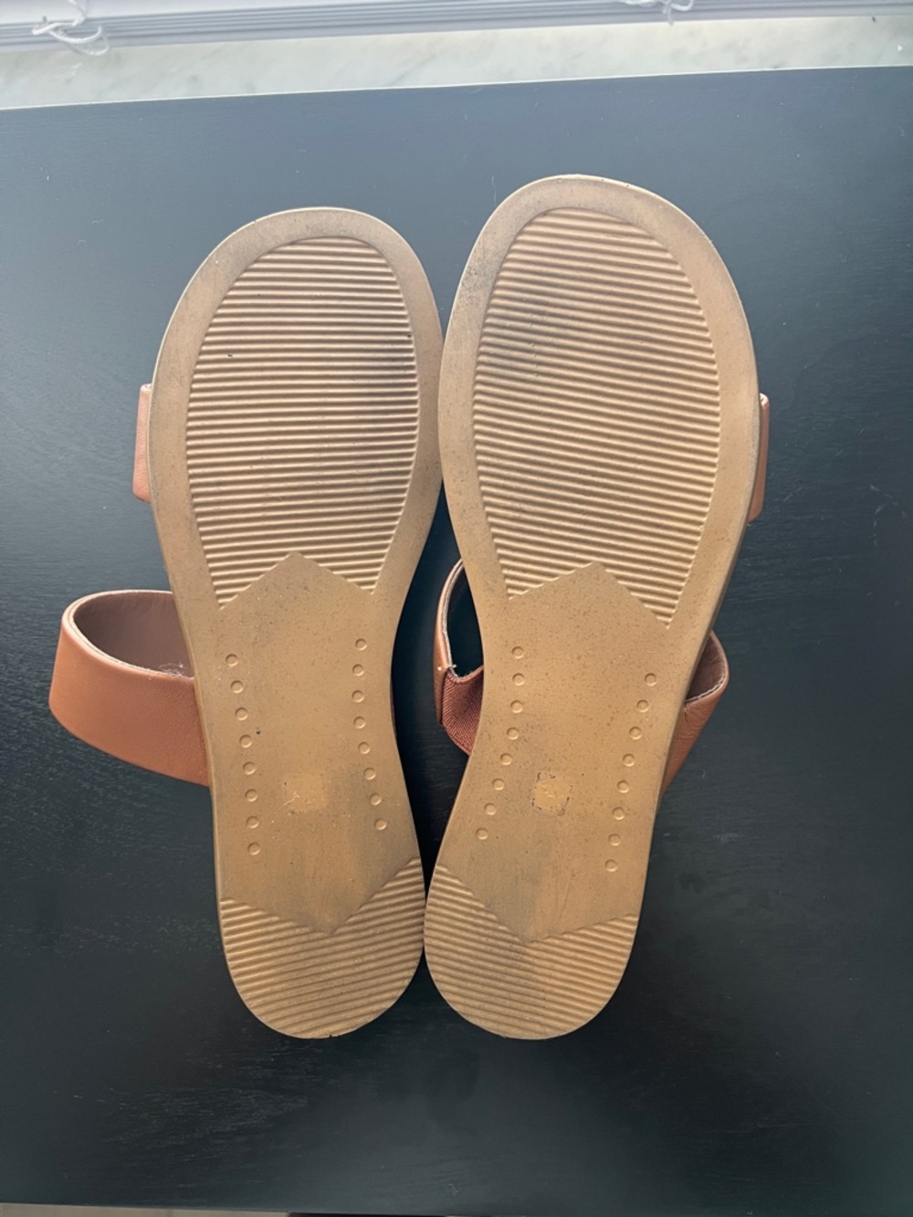 Steve Madden Women's Double-Strap Slide Sandals in Brown/Tan - Picture 4 of 4